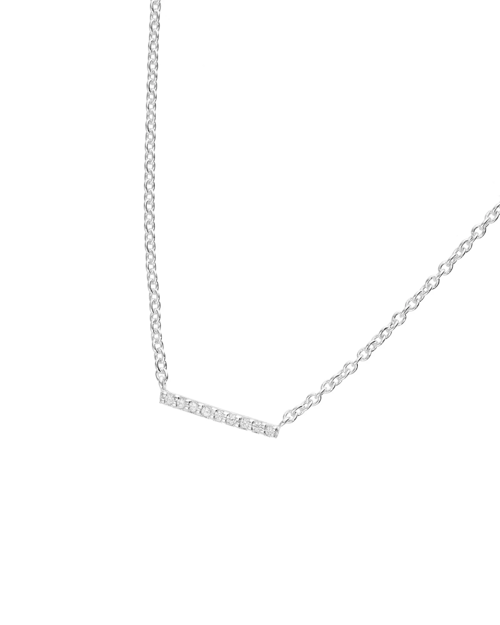 Pavé Bar Necklace sold by Blue Ruby product image thumbnail 3