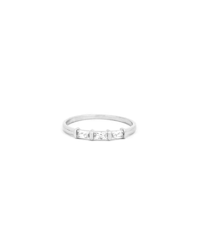 Trio Baguette Ring sold by Blue Ruby