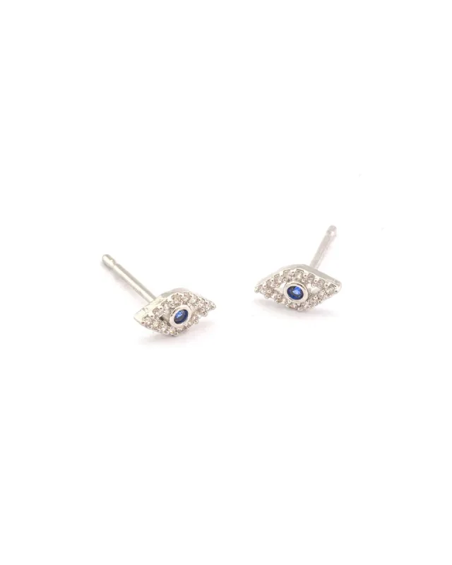 Evil Eye Studs sold by Blue Ruby