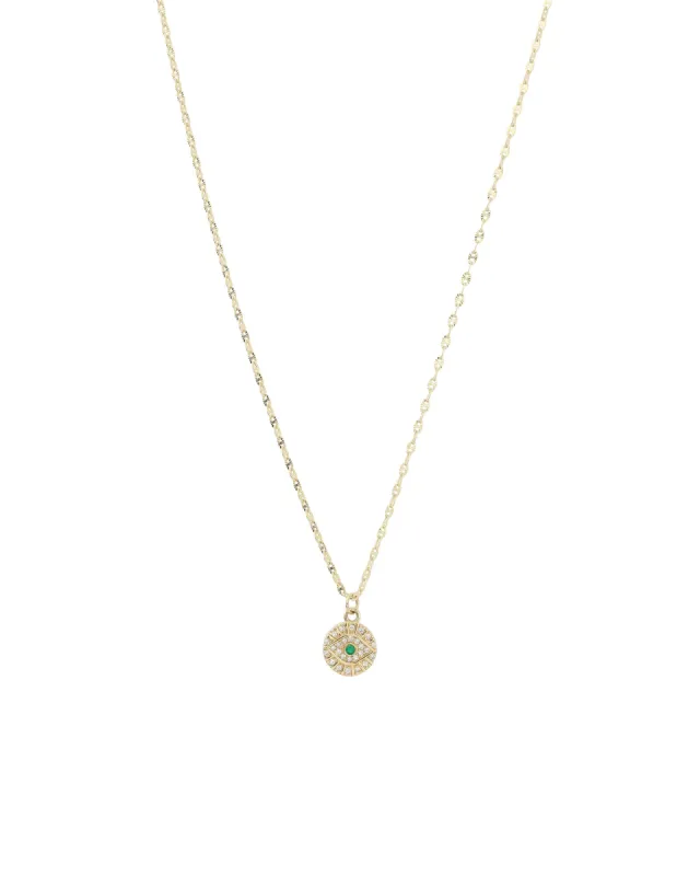 Tiny Evil Eye Stardust Chain Necklace sold by Blue Ruby