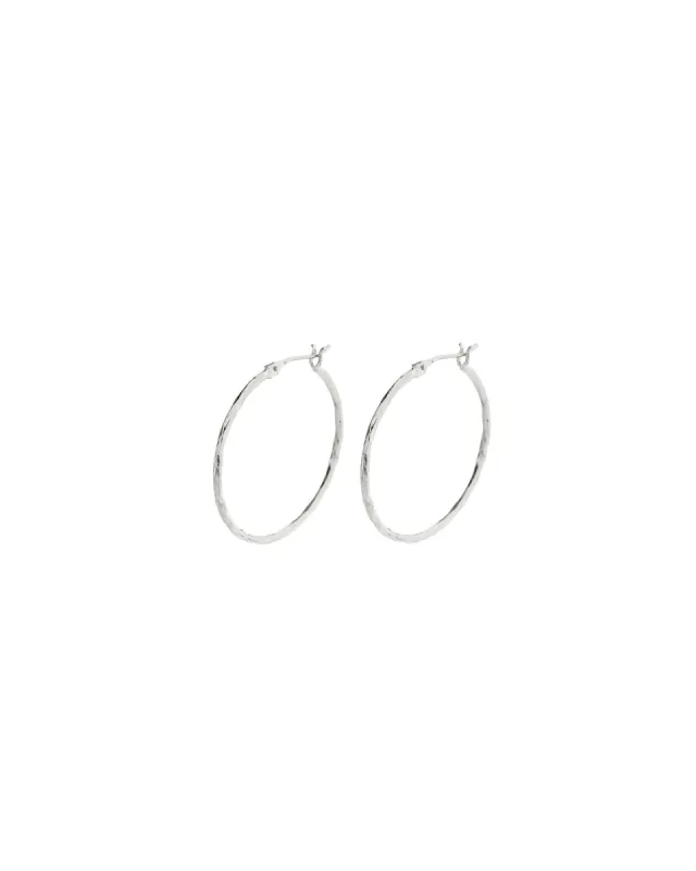 Hammered Hoops I 35mm sold by Blue Ruby