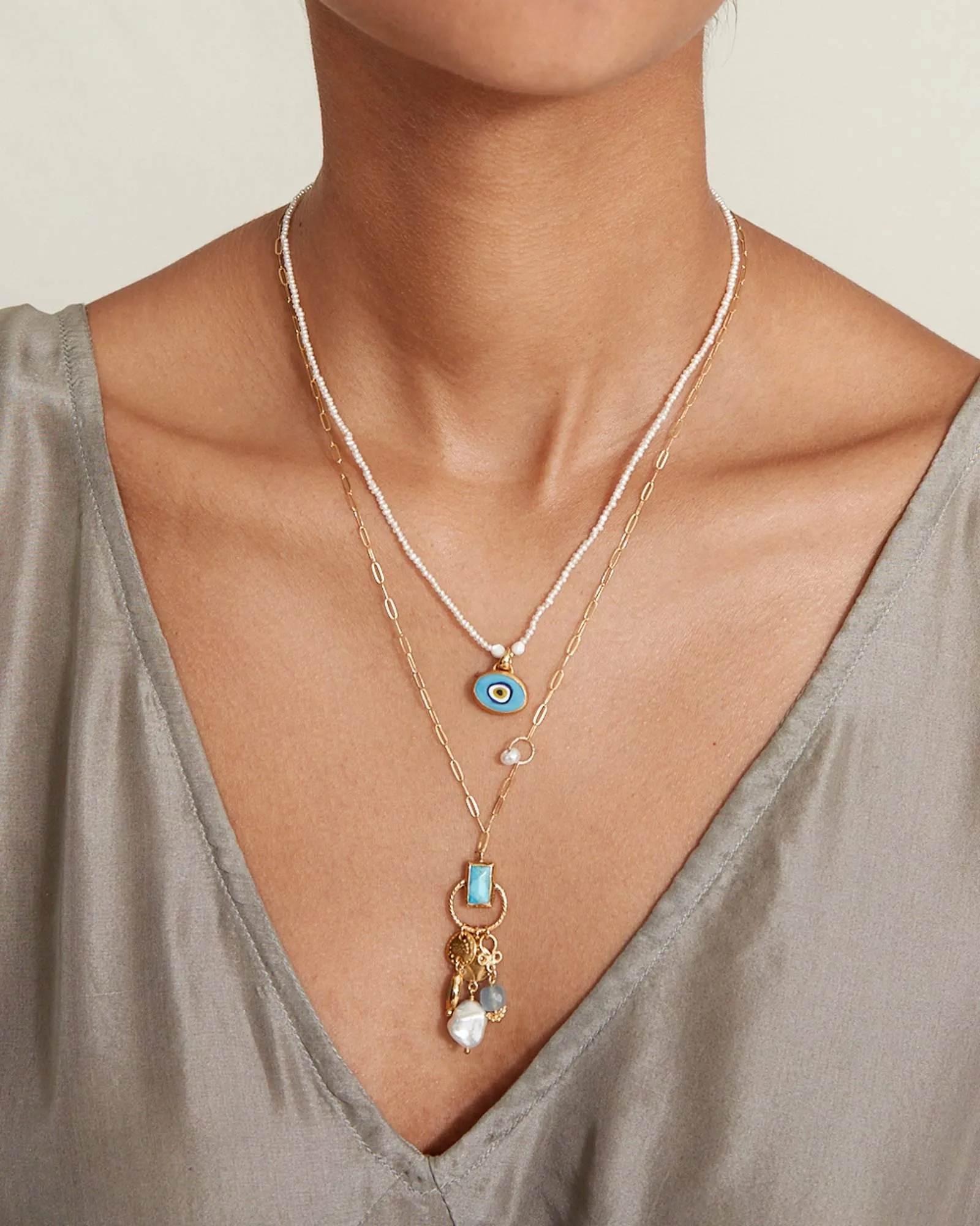 Halo Charm Necklace sold by Blue Ruby product image thumbnail 2