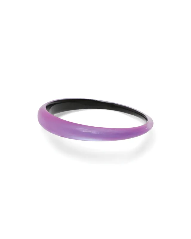 Skinny Tapered Lucite Bangle Bracelet sold by Blue Ruby