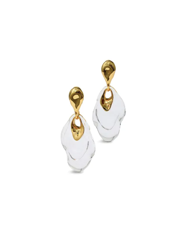 Liquid Lucite Ripple Drop Earrings sold by Blue Ruby
