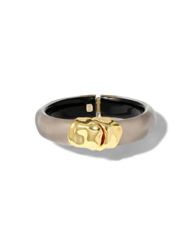 Molten Gold Lucite Hinge Bracelet sold by Blue Ruby