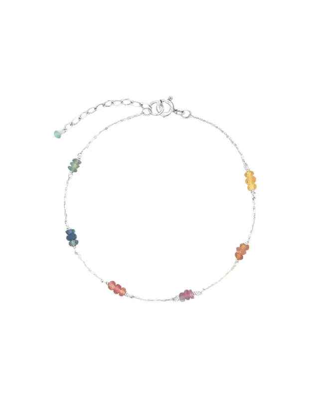 Trio Station Stone Bracelet sold by Blue Ruby