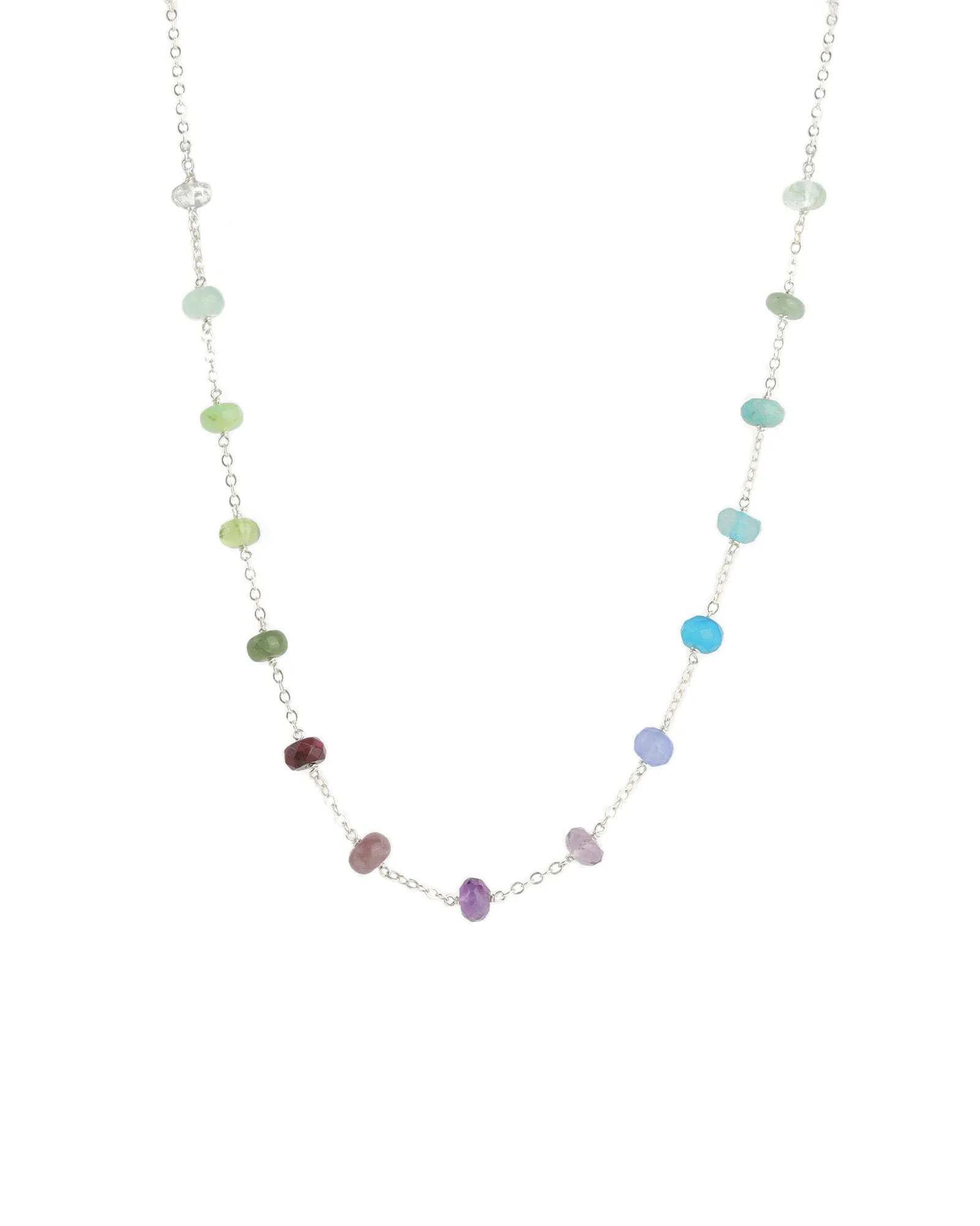 Large Stone Station Necklace sold by Blue Ruby