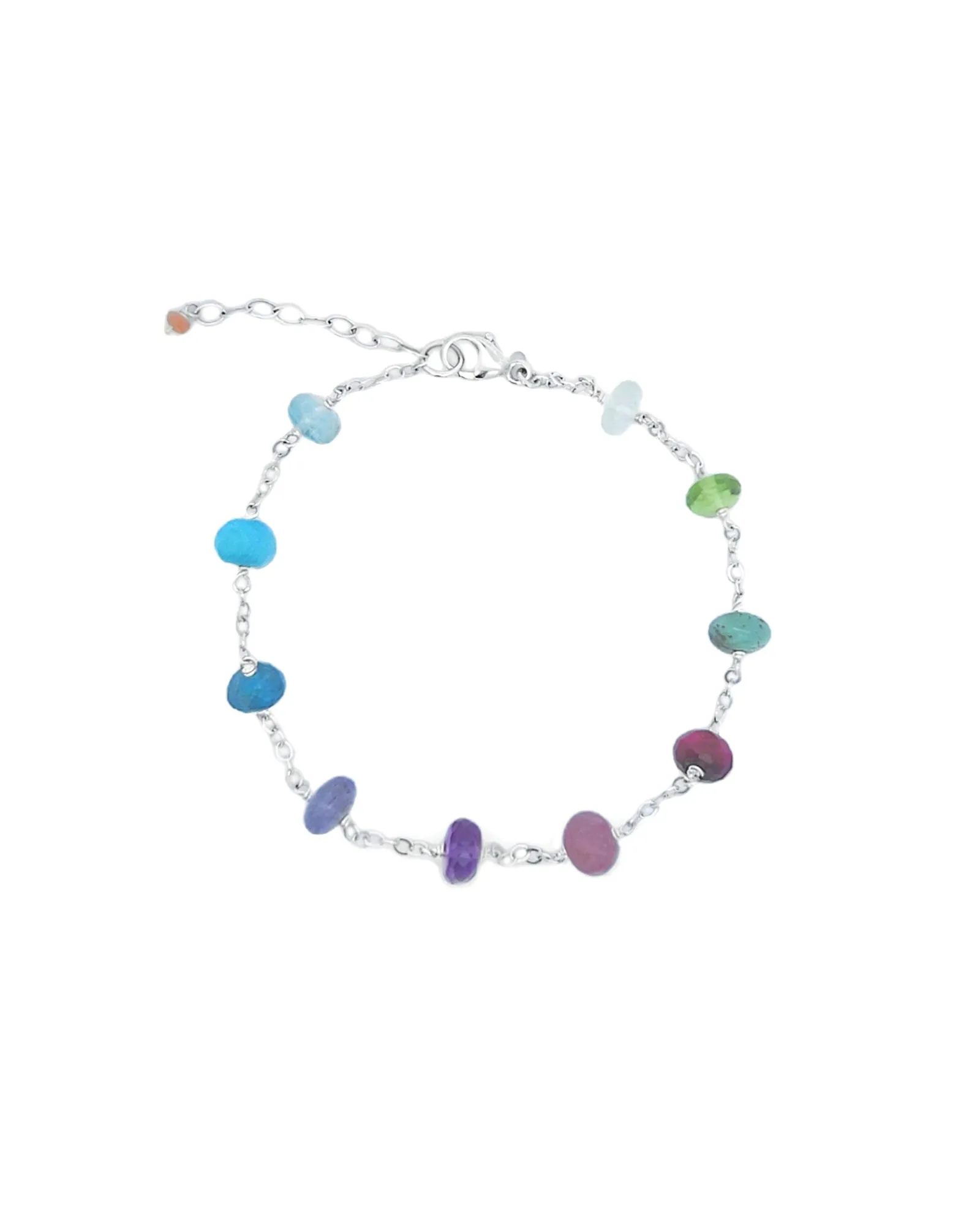 Large Stone Station Bracelet sold by Blue Ruby