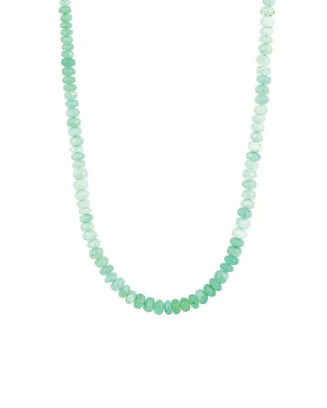 Green Opal Gradual Stone Necklace sold by Blue Ruby