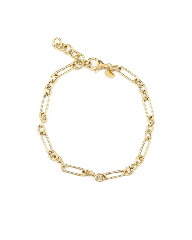 Paperclip Ring Chain Bracelet sold by Blue Ruby