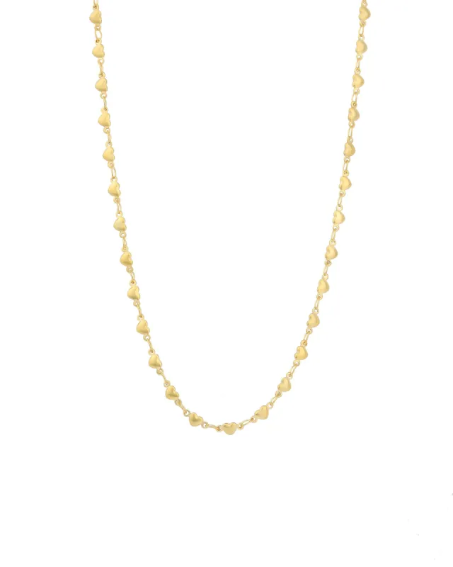 Tiny Heart Chain Necklace sold by Blue Ruby