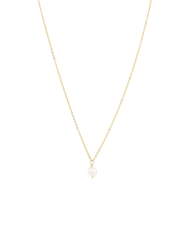 Pearl Drop Necklace | 6mm sold by Blue Ruby