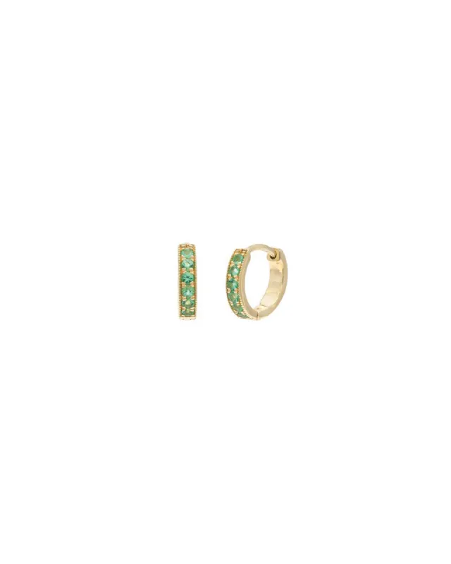 Pavé Huggies | 10mm sold by Blue Ruby