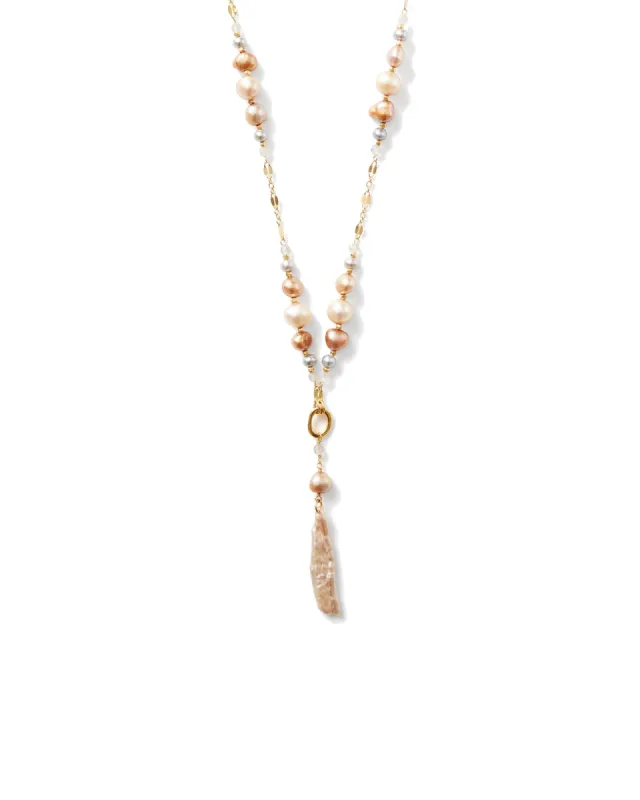 Pearl Penina Pendant Necklace made by Chan Luu