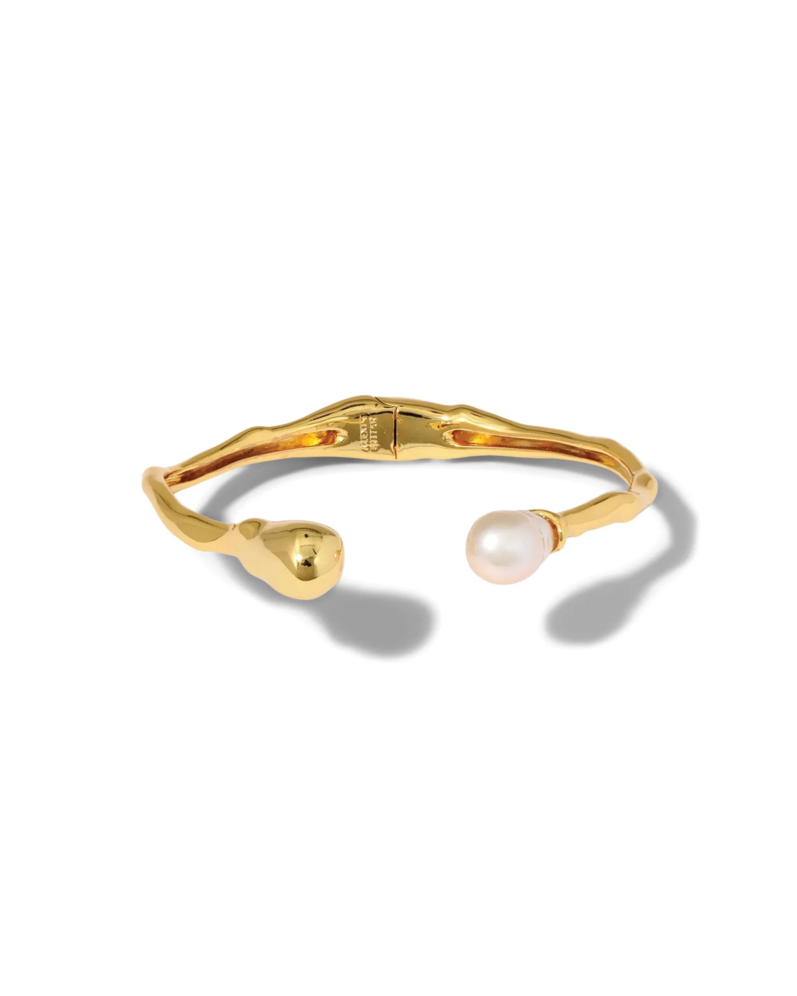 Perla Freshwater Pearl Hinge Cuff sold by Blue Ruby
