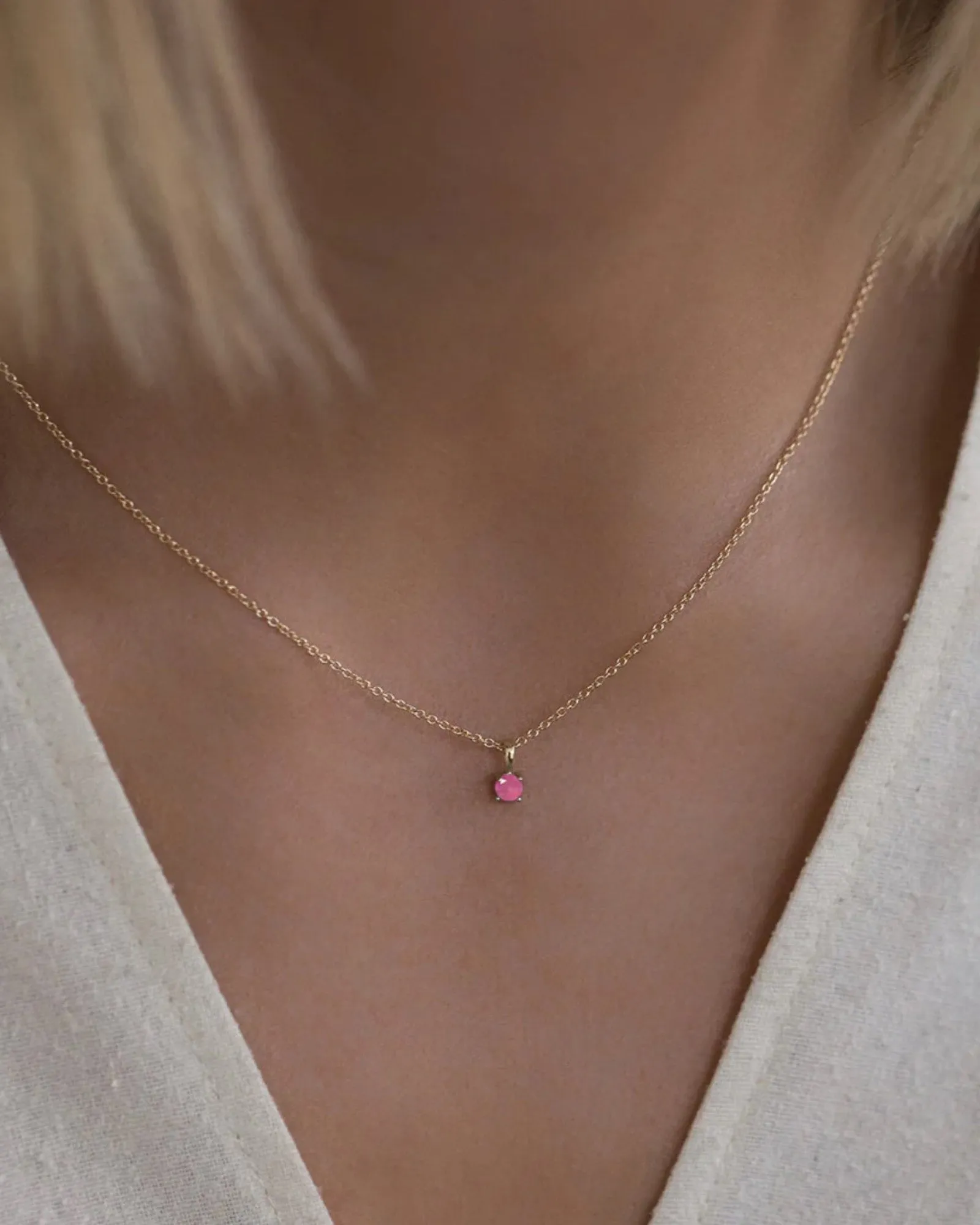 Birthstone Necklace sold by Blue Ruby product image thumbnail 2