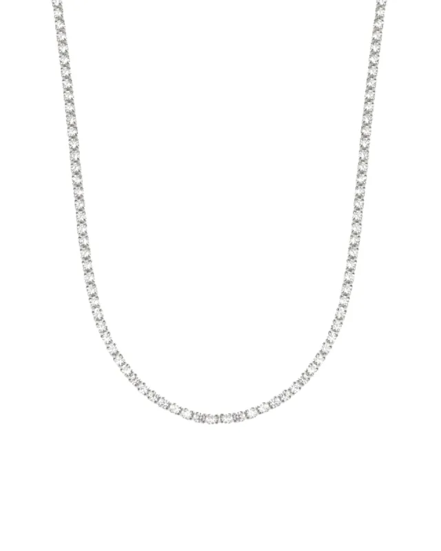 Tennis CZ Necklace | 2mm sold by Blue Ruby