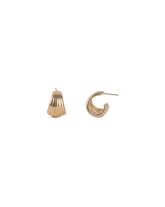 Wide Ridge Hoops | 15mm sold by Blue Ruby