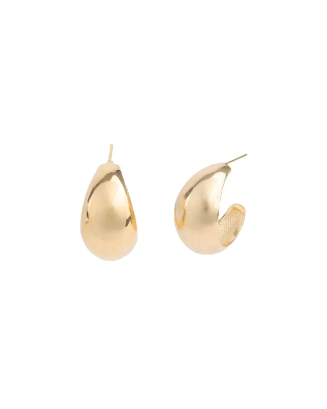 Teardrop Hoops | 25mm sold by Blue Ruby