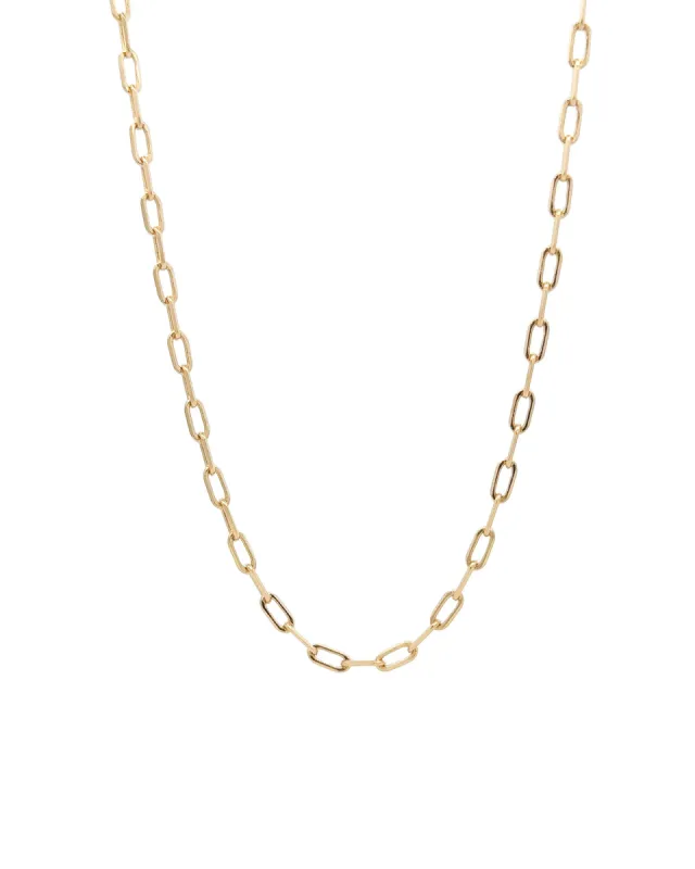 Paperclip Necklace | 3mm sold by Blue Ruby