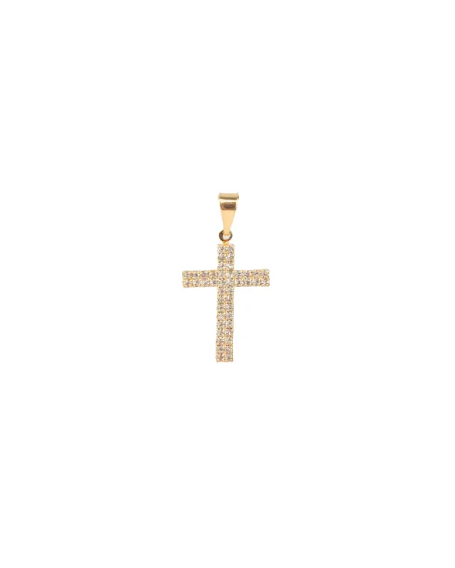 Cross CZ Charm sold by Blue Ruby