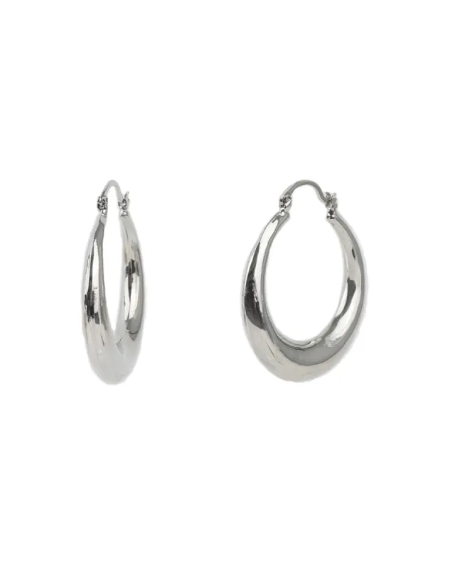 Teardrop Round Hoops | 40mm sold by Blue Ruby