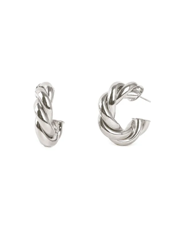 Twist Hoops | 36mm sold by Blue Ruby
