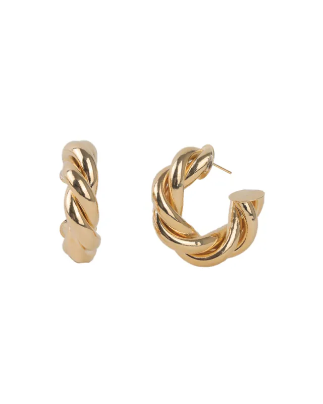 Twist Hoops | 36mm sold by Blue Ruby