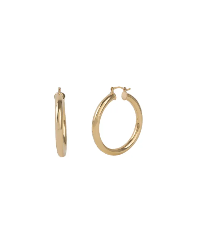 Tube Hoops | 50mm sold by Blue Ruby