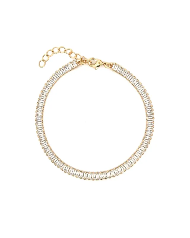 Baguette CZ Bracelet sold by Blue Ruby