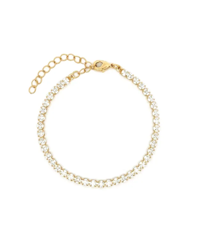 Tennis CZ Bracelet | 3mm sold by Blue Ruby