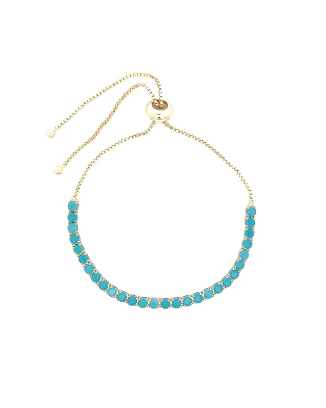 Round CZ Pull Bracelet sold by Blue Ruby