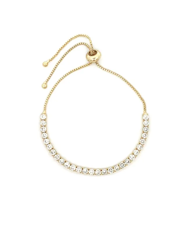 Round CZ Pull Bracelet sold by Blue Ruby