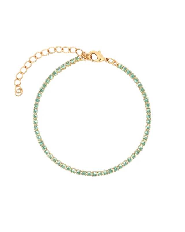 CZ 2mm Bracelet sold by Blue Ruby
