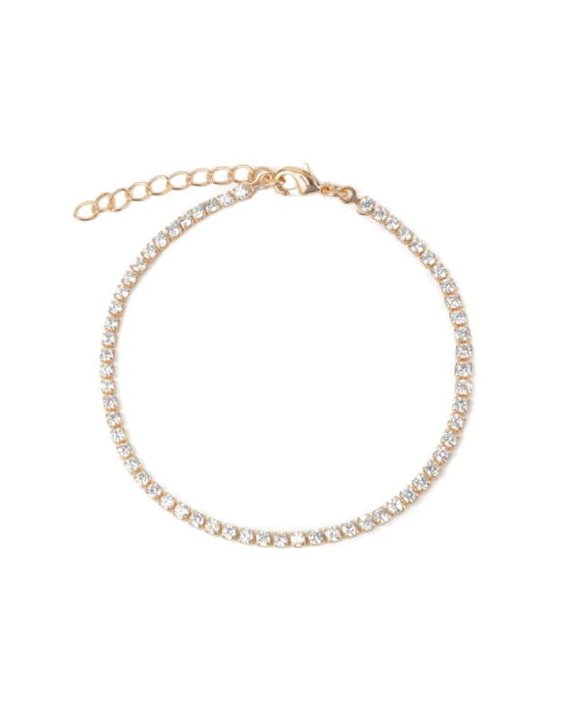 CZ 2mm Bracelet sold by Blue Ruby