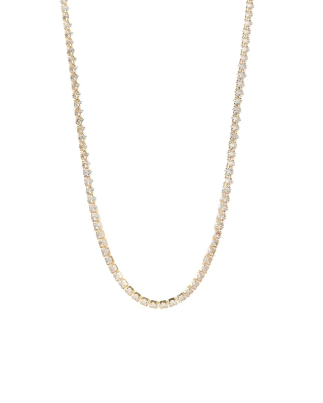 Marquise CZ Tennis Necklace | 4mm sold by Blue Ruby