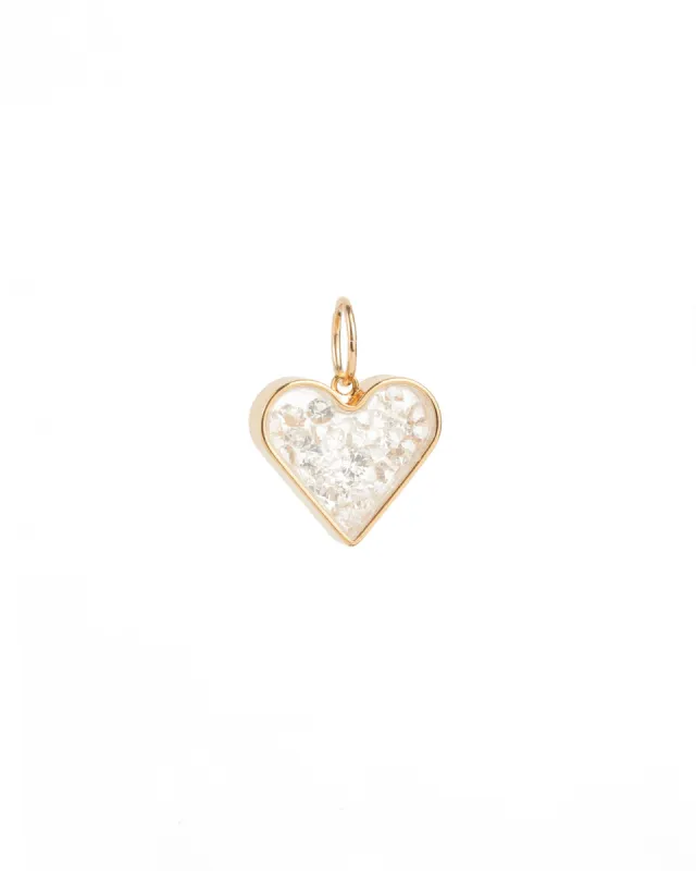 Heart Shaker CZ Charm sold by Blue Ruby