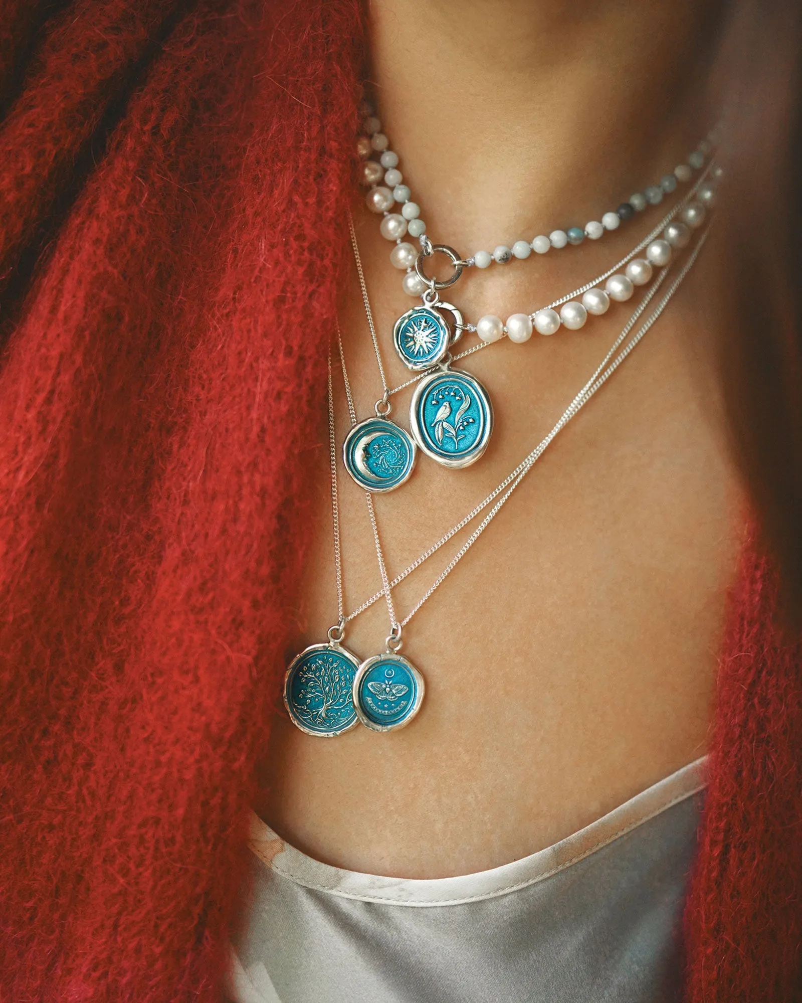 Trust The Universe Necklace | Capri Blue sold by Blue Ruby product image thumbnail 3
