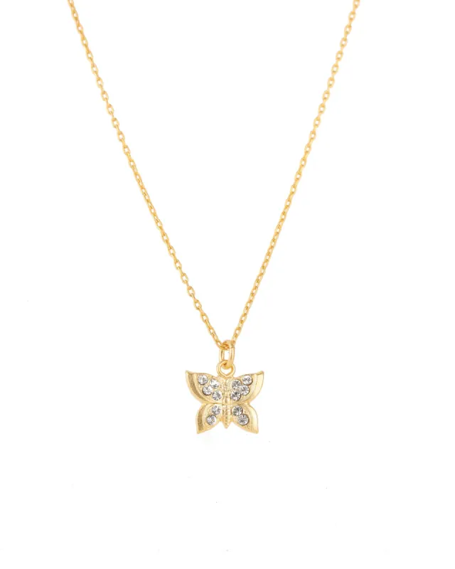 Butterfly Pavé Necklace sold by Blue Ruby