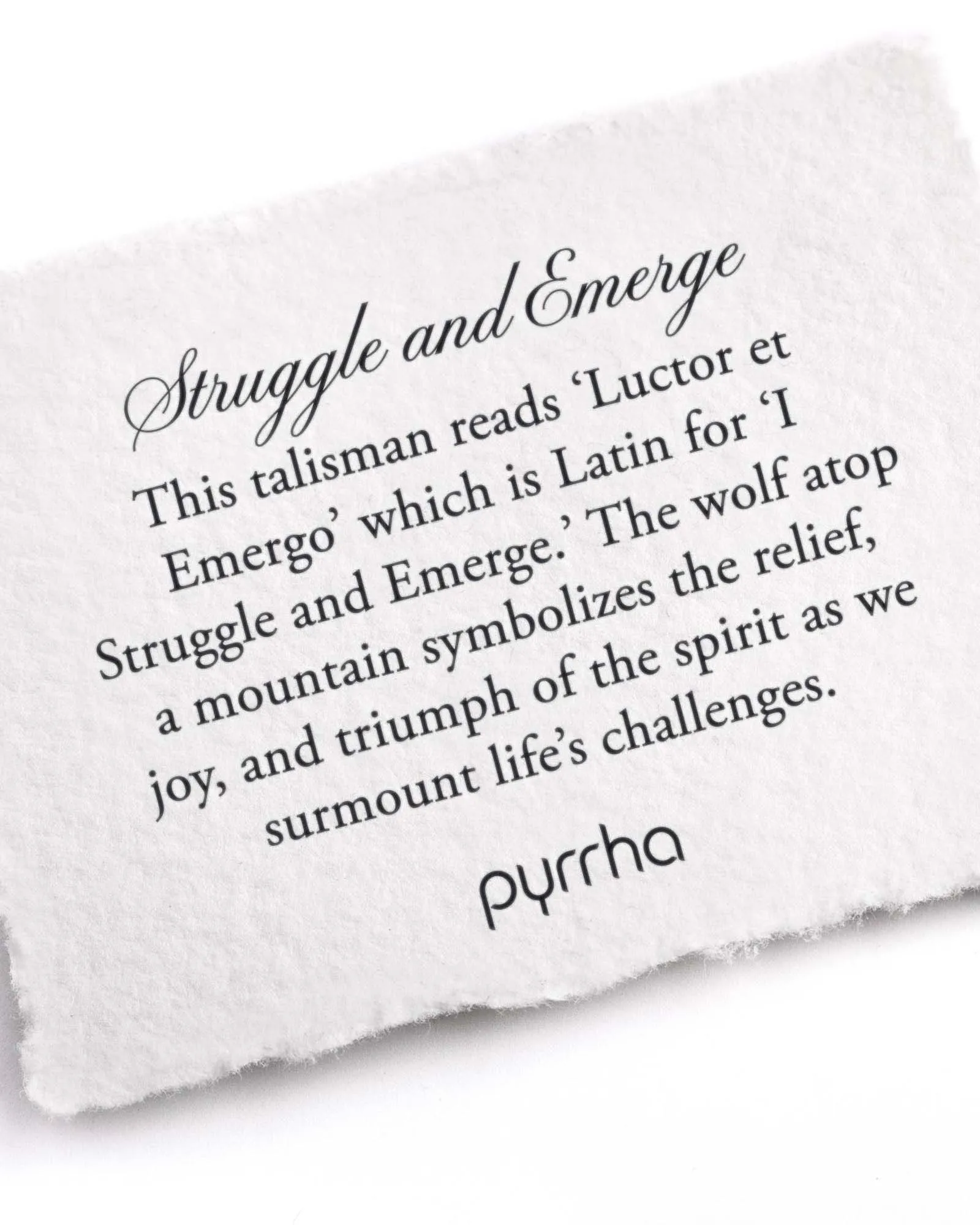 Struggle and Emerge Talisman sold by Blue Ruby product image thumbnail 2