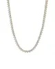 Tennis 3 Prong CZ Necklace | 4mm sold by Blue Ruby