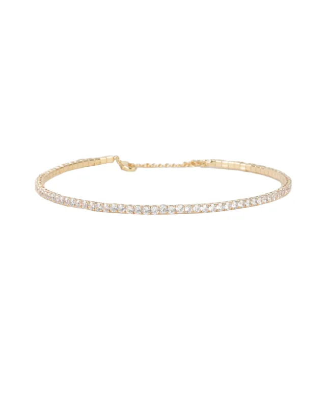 Tennis CZ Choker sold by Blue Ruby