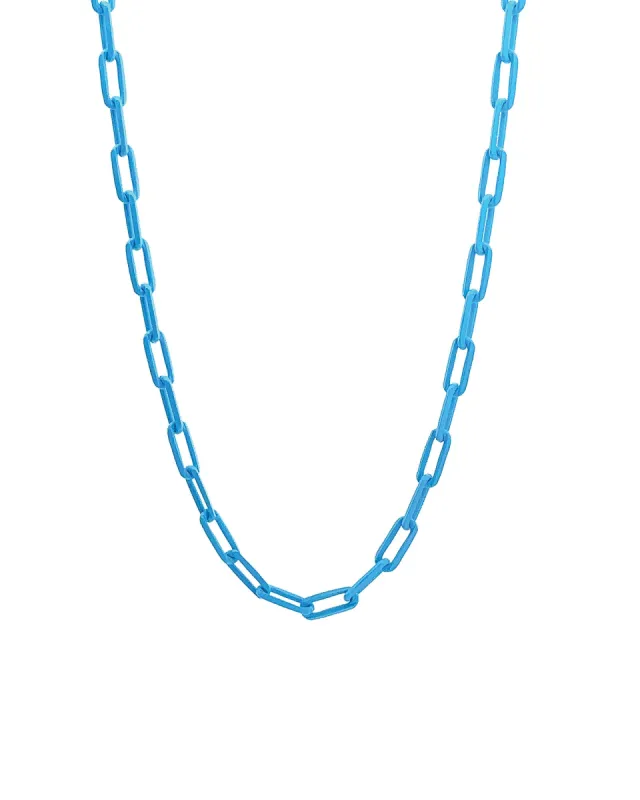 Paperclip Enamel Necklace sold by Blue Ruby