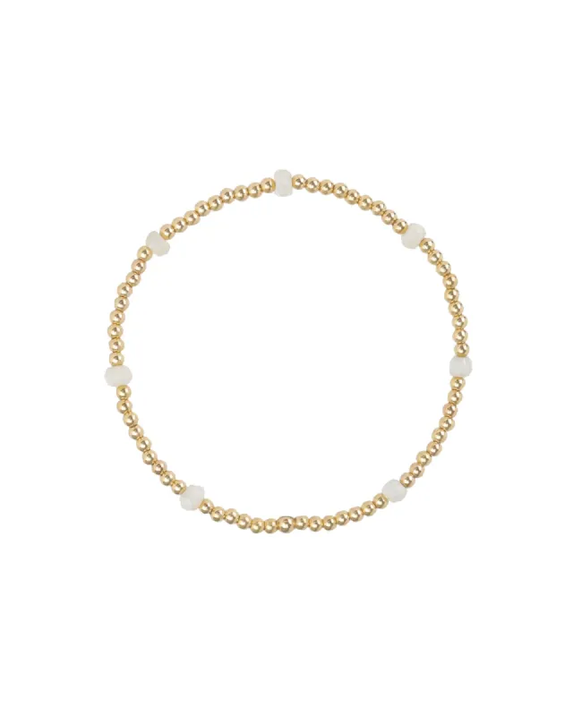 Beaded 7 Stone Bracelet | 2.5mm sold by Blue Ruby