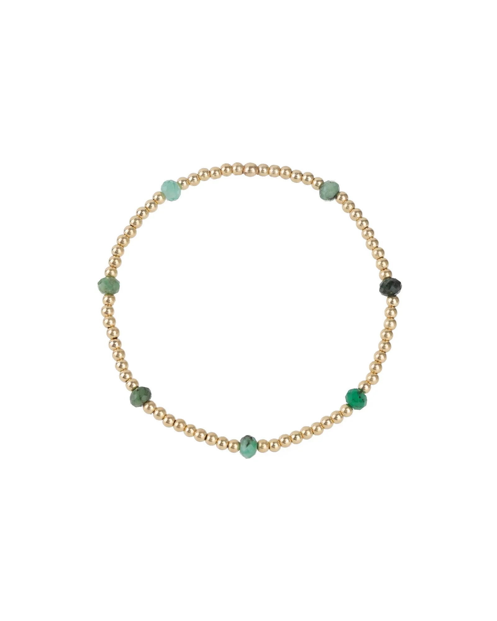 Beaded 7 Stone Bracelet | 2.5mm sold by Blue Ruby