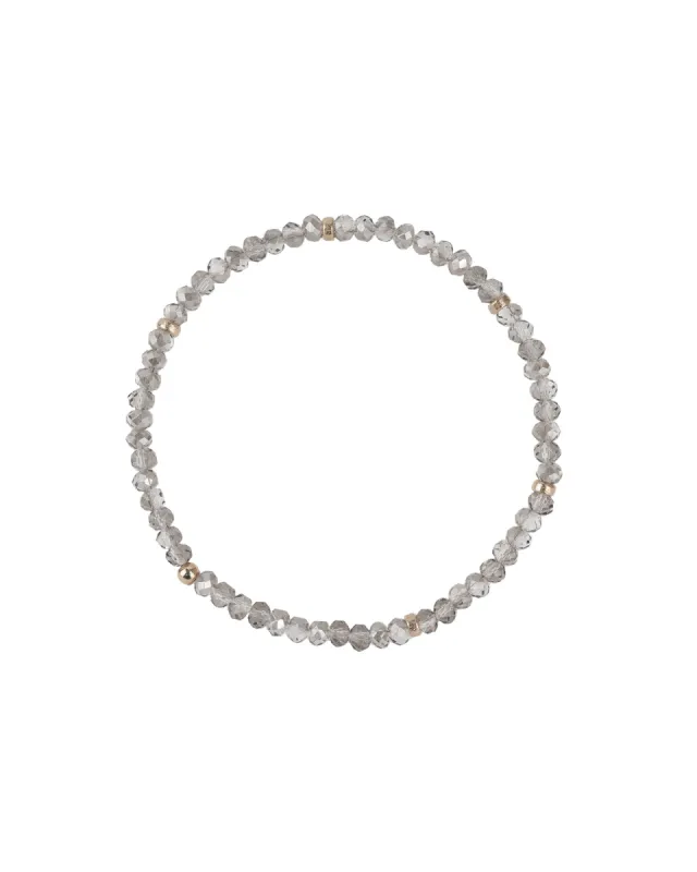 Crystal 6 Rondelle Bracelet | 3mm sold by Blue Ruby