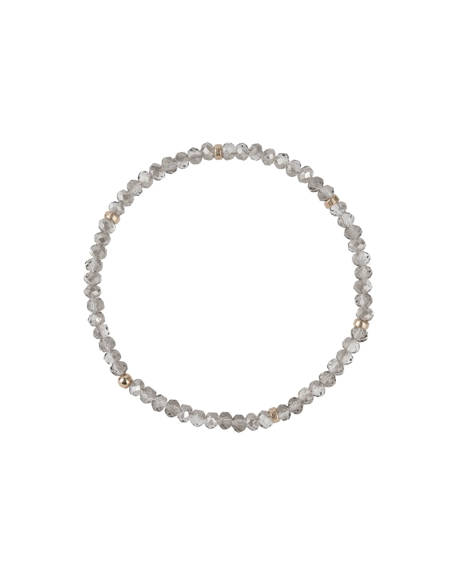 Crystal 6 Rondelle Bracelet | 3mm sold by Blue Ruby