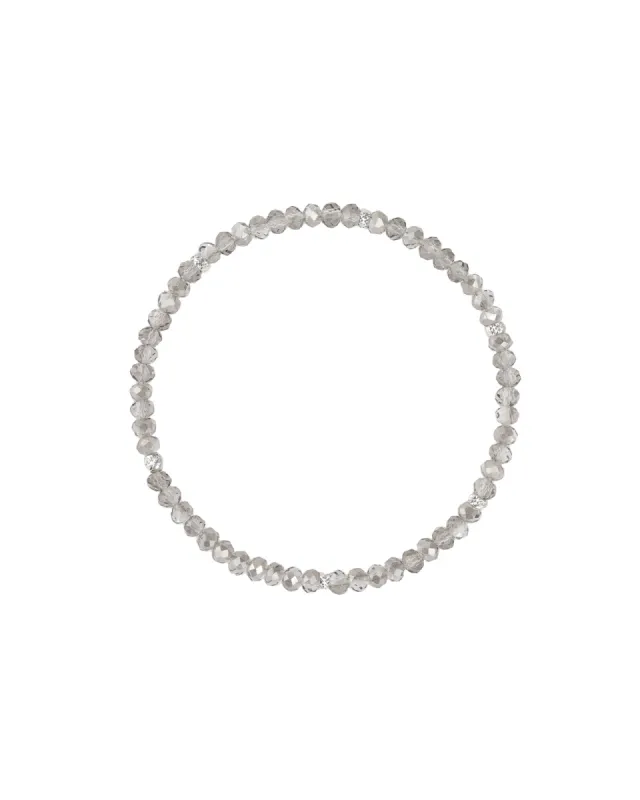 Crystal 6 Rondelle Bracelet | 3mm sold by Blue Ruby