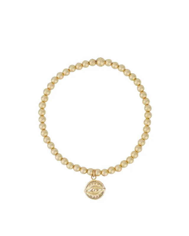 Evil Eye Charm Bracelet | 4mm sold by Blue Ruby