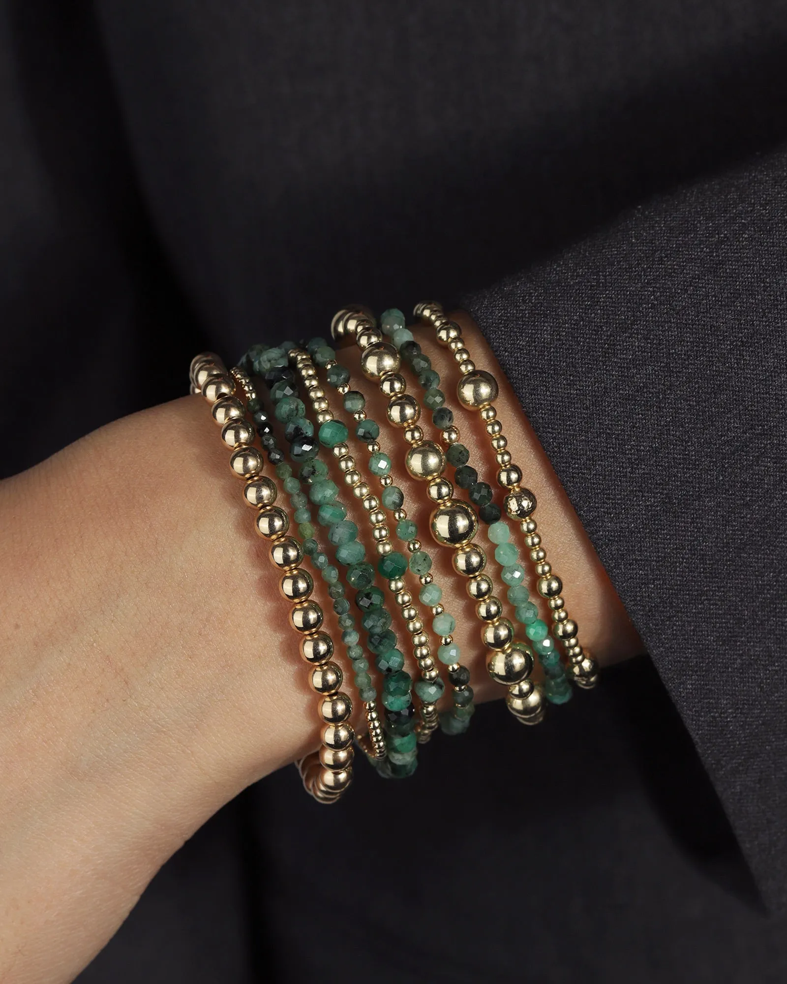 Mixed Beaded Stone Bracelet | 3mm sold by Blue Ruby product image thumbnail 2